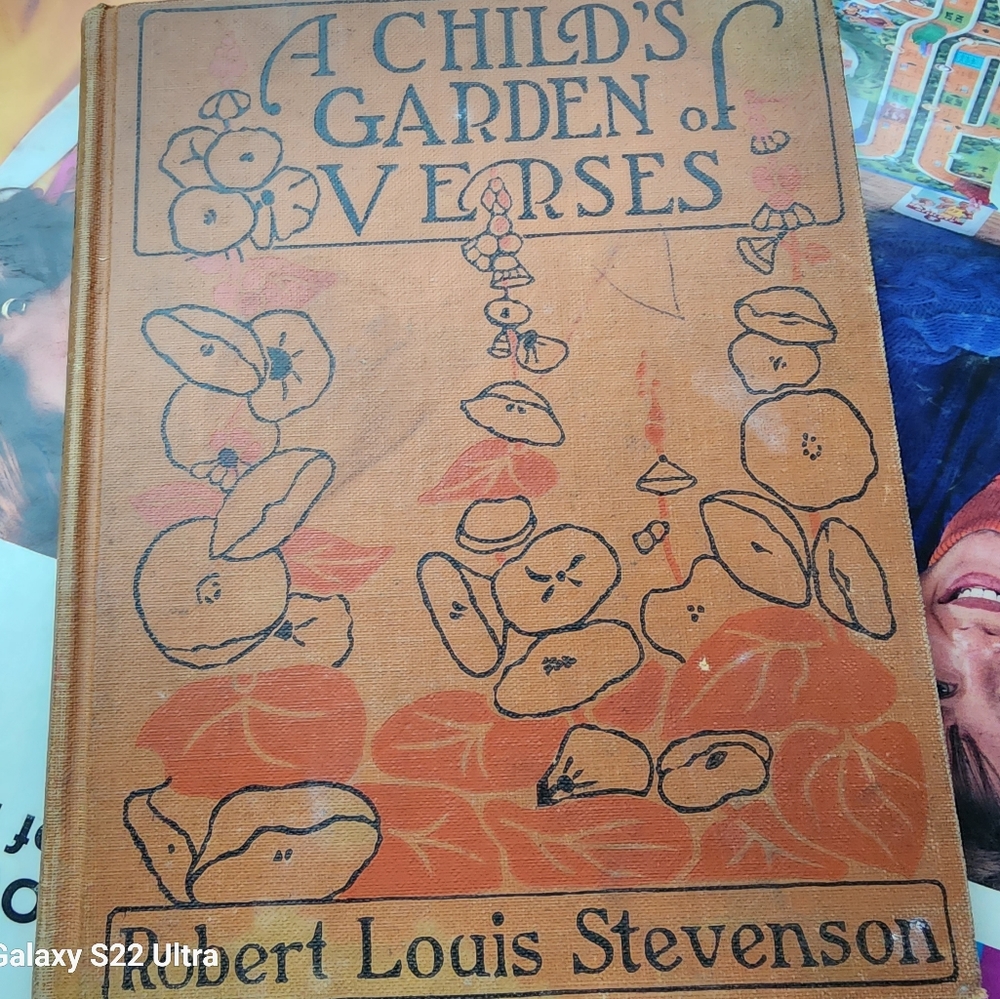 Antiquities book "A child's garden of verses"